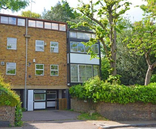1960s modernist property in Highgate Village, London N6