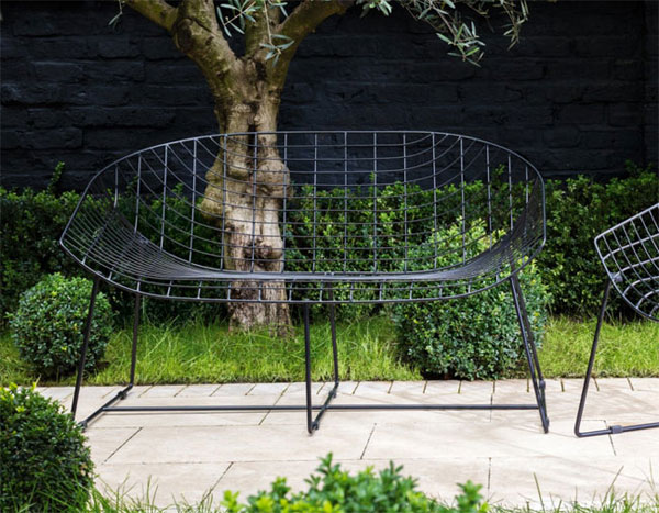 1950s-style Leopold garden seating at Habitat