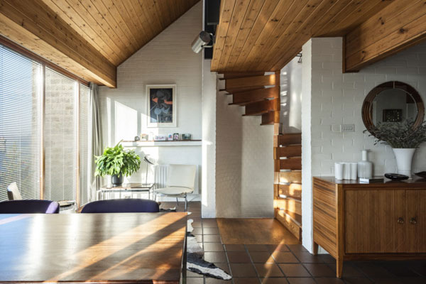 1960s John Humpston midcentury modern house in Hackney, Derbyshire