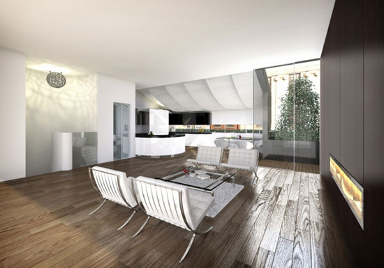 hallam2 MR Partnership-designed Hallam Mews luxury five bedroom apartment in Marylebone, London W1