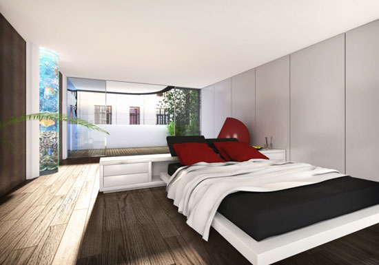 MR Partnership-designed Hallam Mews luxury five bedroom apartment in Marylebone, London W1