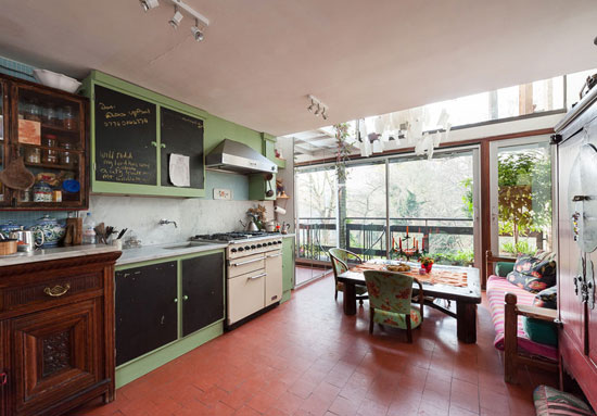 1950s Bill Howell and Stan Amis-designed modernist property in South Hill Park, Hampstead, London NW3