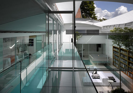 On the market: Paxton Locher-designed futuristic five bedroom house in Hampstead, London NW3