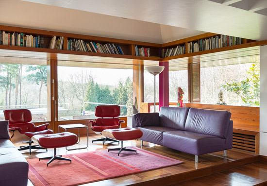 Michael Wilford-designed contemporary modernist property in Hartfield, East Sussex