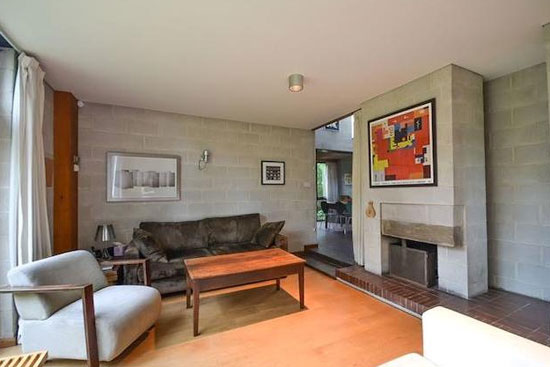 1970s Boston Saunders Architects-designed Lantic House in Haslingfield, near Cambridge