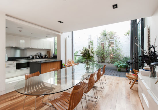 Buckley Gray Yeoman-designed four-bedroom contemporary modernist property in Haven Mews, London N1