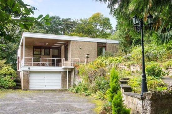 1970s Tree Tops architect-designed modernist property in Hawick in the Scottish Borders
