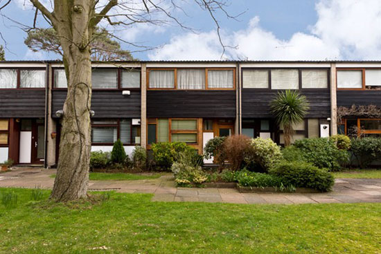 Andrews, Emerson and Sherlock-designed modernist terraced property in Wimbledon, London SW19