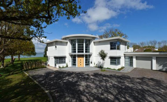 On the market: Art deco-inspired contemporary four-bedroom house in Hayling Island, Hampshire