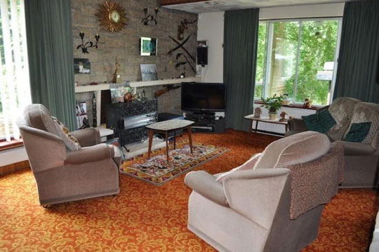 1950s architect-designed single-storey property in Heathfield, East Sussex