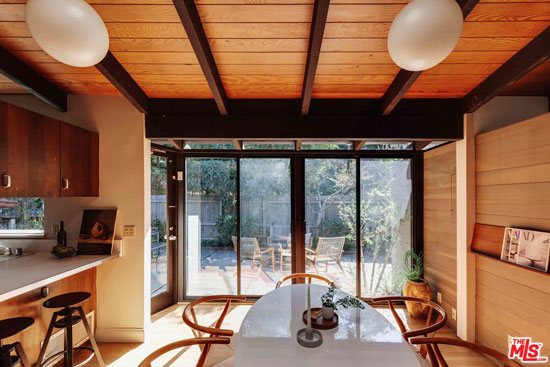 1960s Hideo A. Matsunaga midcentury modern house in Los Angeles, California, USA