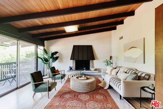 1960s Hideo A. Matsunaga midcentury modern house in Los Angeles, California, USA