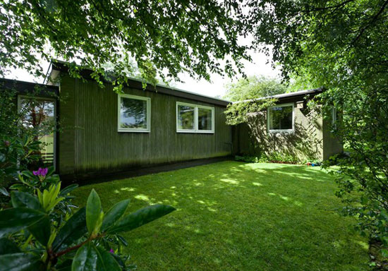 1960s architect-designed midcentury-style bungalow in Higham, Lancashire