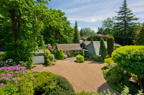 Bittebakken 1950s modern house in St George's Hill, Surrey