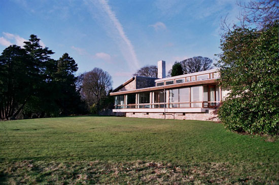 15. 1960s Trevor Dannat midcentury modern Pitcorthie House in Colinsburgh, Eastern Fife, Scotland