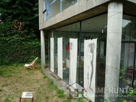 home4 1950s Andre Bloc and Claude Parent-designed modernist property in Meudon, near Paris, France