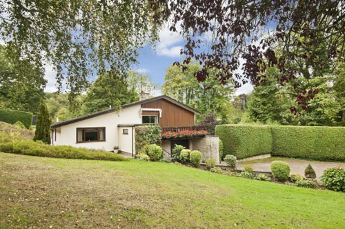 Midcentury Bandini house and equestrian facility in Cradley, Malvern, Worcestershire