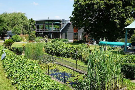 Five-bedroom modernist floating home on Taggs Island, Hampton, Middlesex