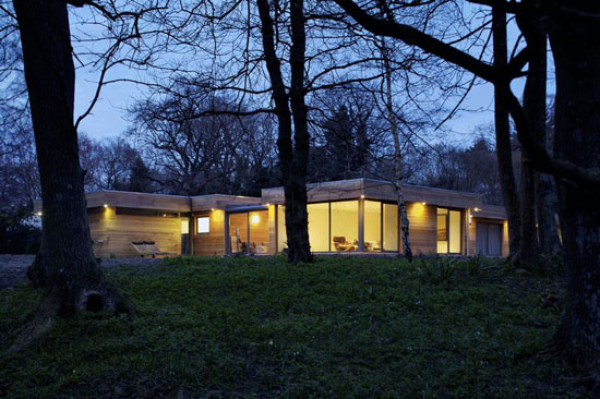hut1 Hut Architecture-designed four-bedroom modernist property in Peasmarsh, East Sussex