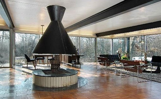 1960s Jack Viks-designed modernist property in Lake Forest, Illinois, USA