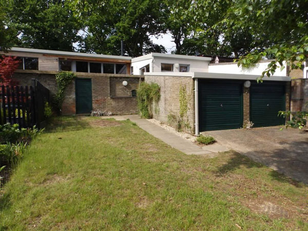 1960s modernism: Split-level property in Playford, Suffolk