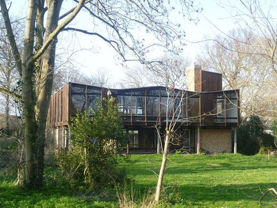 On the market: 1960s Birkin Haward-designed six-bedroom house in Ipswich, Suffolk