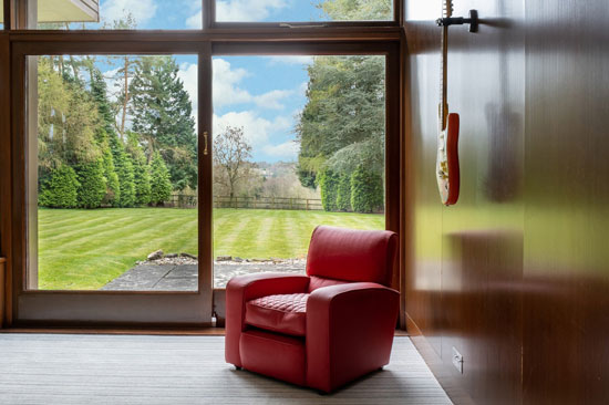 1950s Juniper Hill modern house by John Madin in Lapworth, Warwickshire