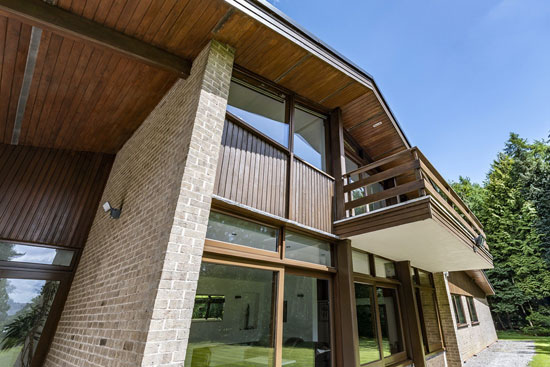 1950s Juniper Hill modern house by John Madin in Lapworth, Warwickshire