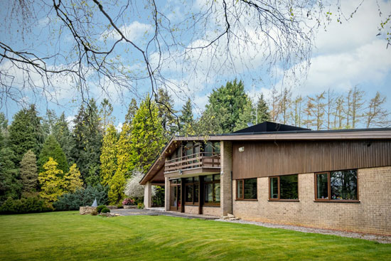 1950s Juniper Hill modern house by John Madin in Lapworth, Warwickshire