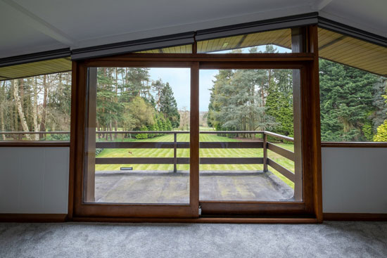 1950s Juniper Hill modern house by John Madin in Lapworth, Warwickshire