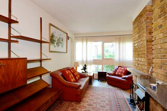 1950s modernism: Apartment in the Stirling & Gowan-designed Langham House Close, Richmond, Surrey