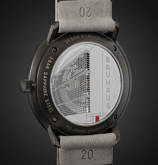 Limited edition Max Bill Bauhaus anniversary watch