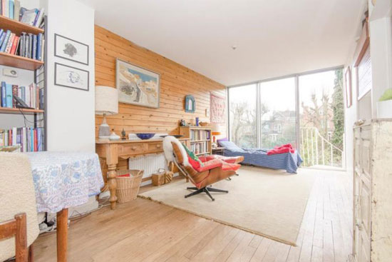 1960s modernist townhouse in Highgate, London N6