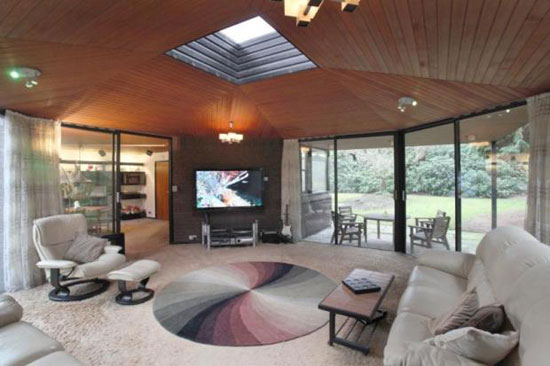 1970s Granville Gough-designed four-bedroom modernist property in Lymm, Cheshire