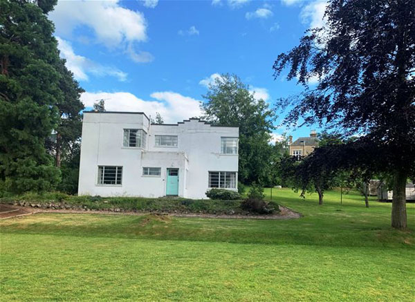 1930s art deco house in Kelso, Scotland