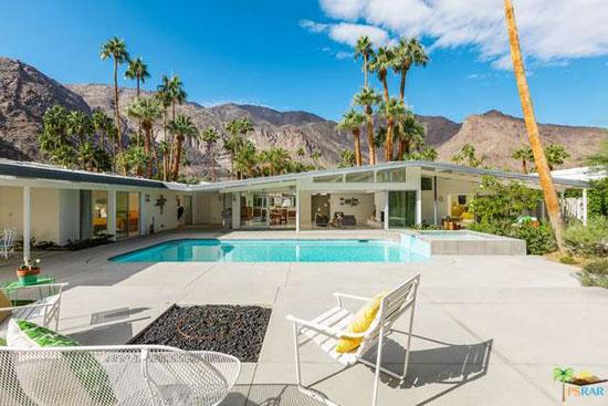 1950s William Krisel-designed midcentury modern property in Palm Springs, California, USA