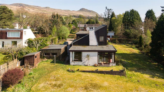 1960s Donald Downie modern house in Killearn, Stirling, Scotland