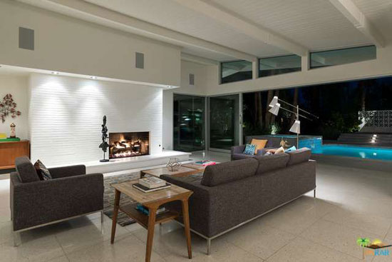 1950s William Krisel-designed midcentury modern property in Palm Springs, California, USA