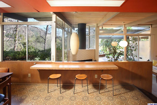 Preserved midcentury modern: 1950s Kemper Nomland-designed property in Altadena, California, USA