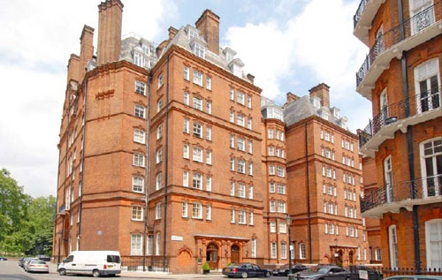 On the market: Four-bedroomed flat at Kensington Gore, London SW7