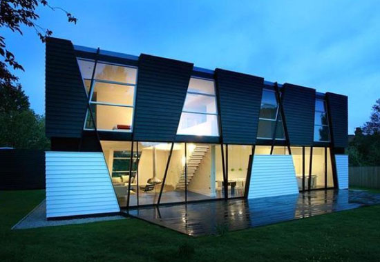 Trish House contemporary modernist property in Yalding, near Maidstone, Kent