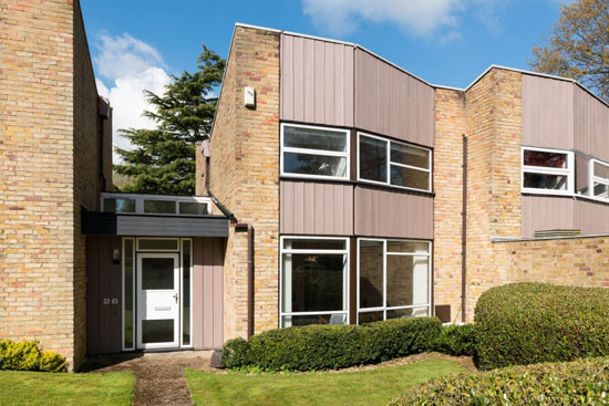 On the market: 1960s Eric Lyons-designed property on the Lambardes Span estate, New Ash Green, Kent