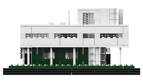 Le Corbusier’s Villa Savoye modernist house Lego Architecture set