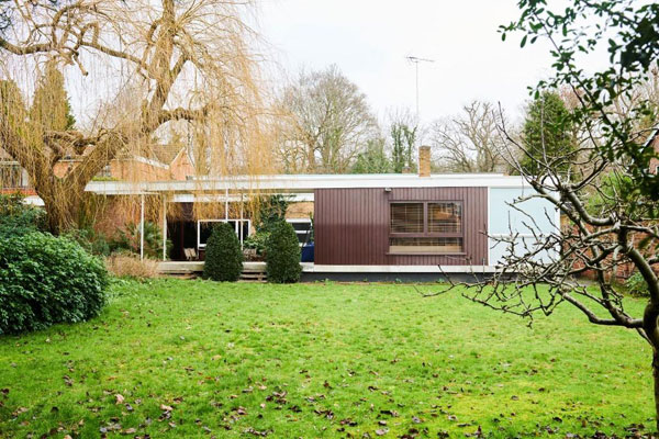 1950s midcentury modern house in Richmond, Surrey