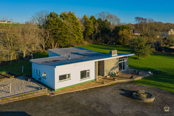 1960s midcentury modern house in Houghton, Pembrokeshire, Wales