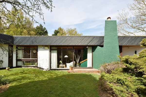 1960s Rex Critchlow midcentury modern house in Hatcliffe, Lincolnshire