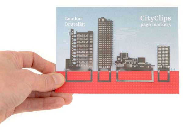 London Brutalist Bookmarks by Another Studio