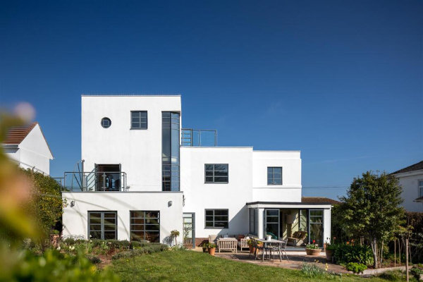 1930s Robert Lutyens modern house in Torquay, Devon