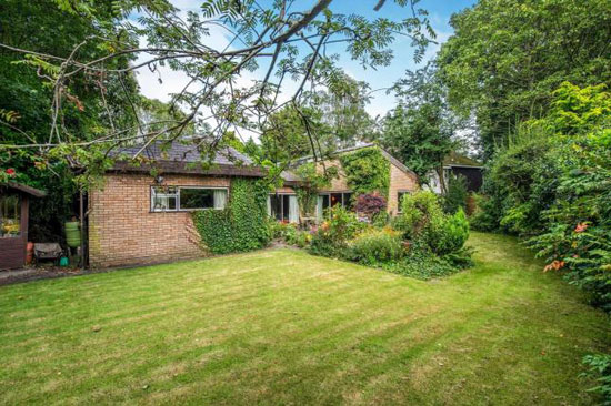 1960s midcentury modern house in Liverpool, Merseyside