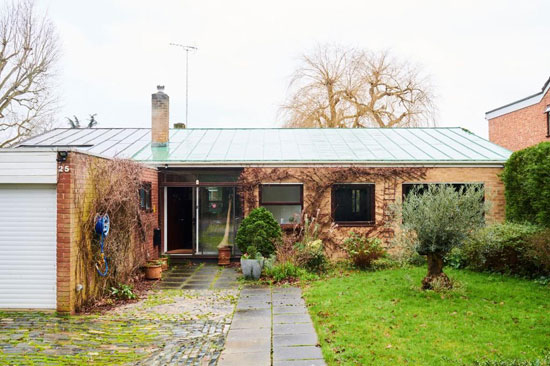 1950s midcentury modern house in Richmond, Surrey